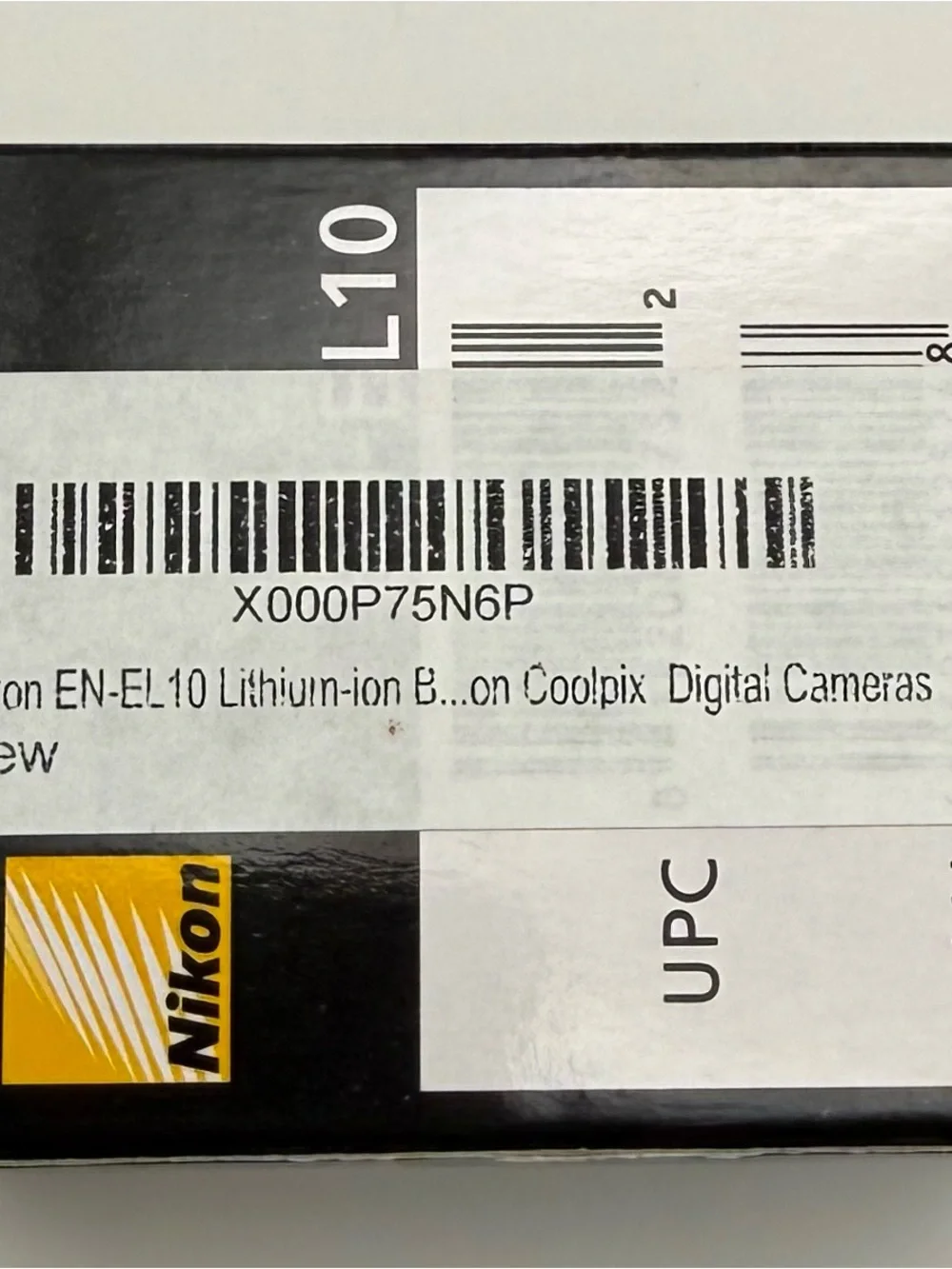 Nikon unit battery